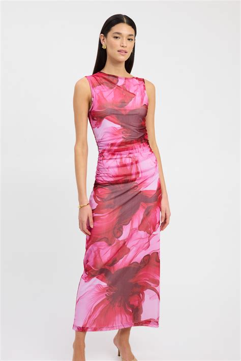 kookai pink celine dress|Rosalia Dress .